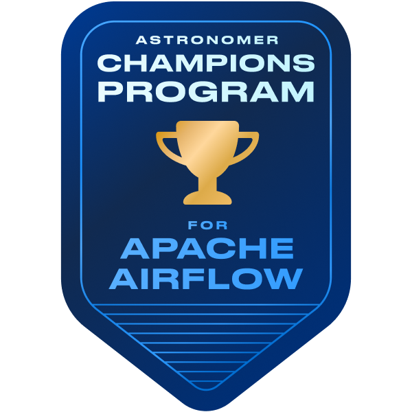 Astronomer Champions badge
