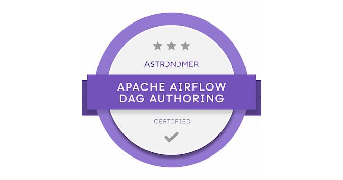Astronomer DAG Authoring badge
